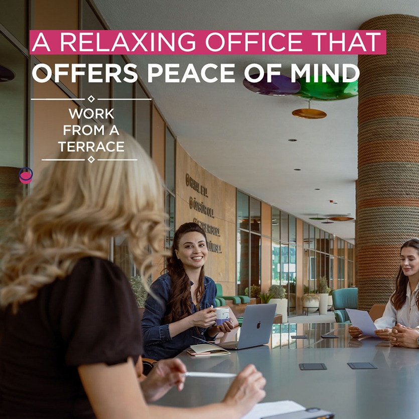 A relaxing office that offers peace of mind.